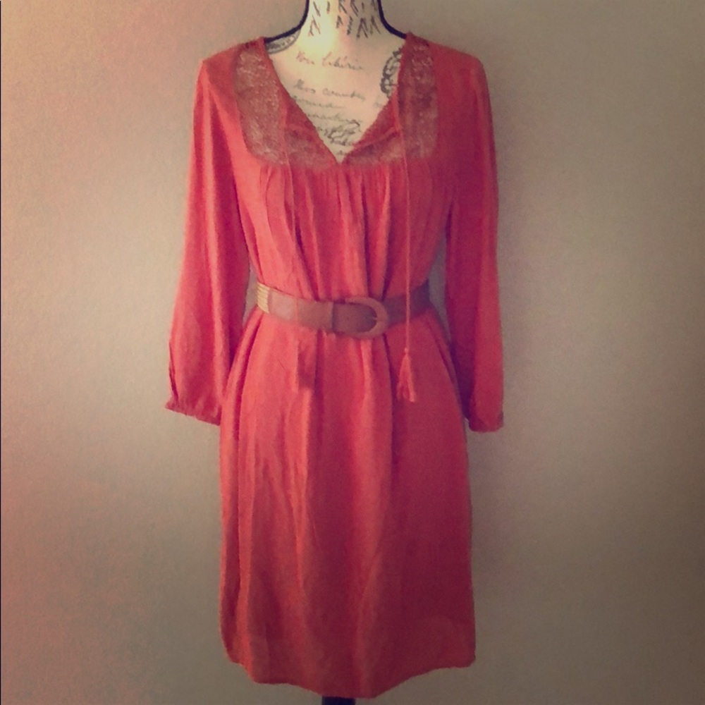 5/$25 NWOT Long Sleeve Boho Dress